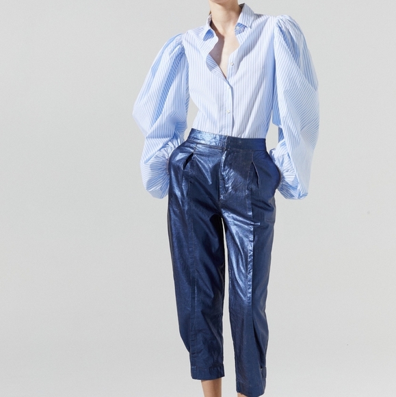 Samba Cotton Poplin Shirt - Stripes - Picture 1 of 8